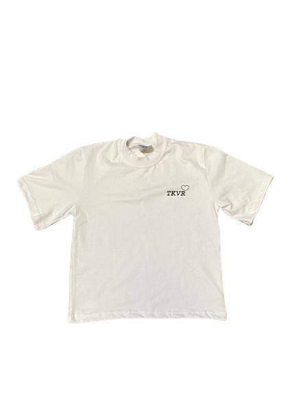 ‘LUV’ White Tee