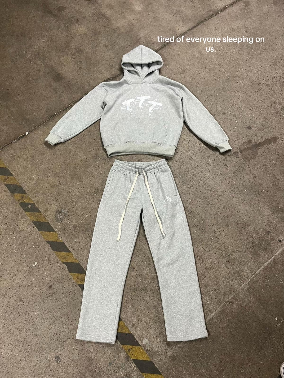 ‘X3’ Grey Tracksuit