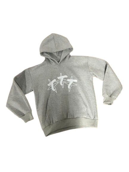‘X3’ Grey Hoodie