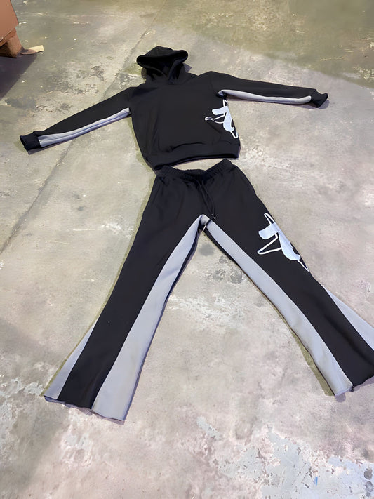 'Diamond' Flared Tracksuit